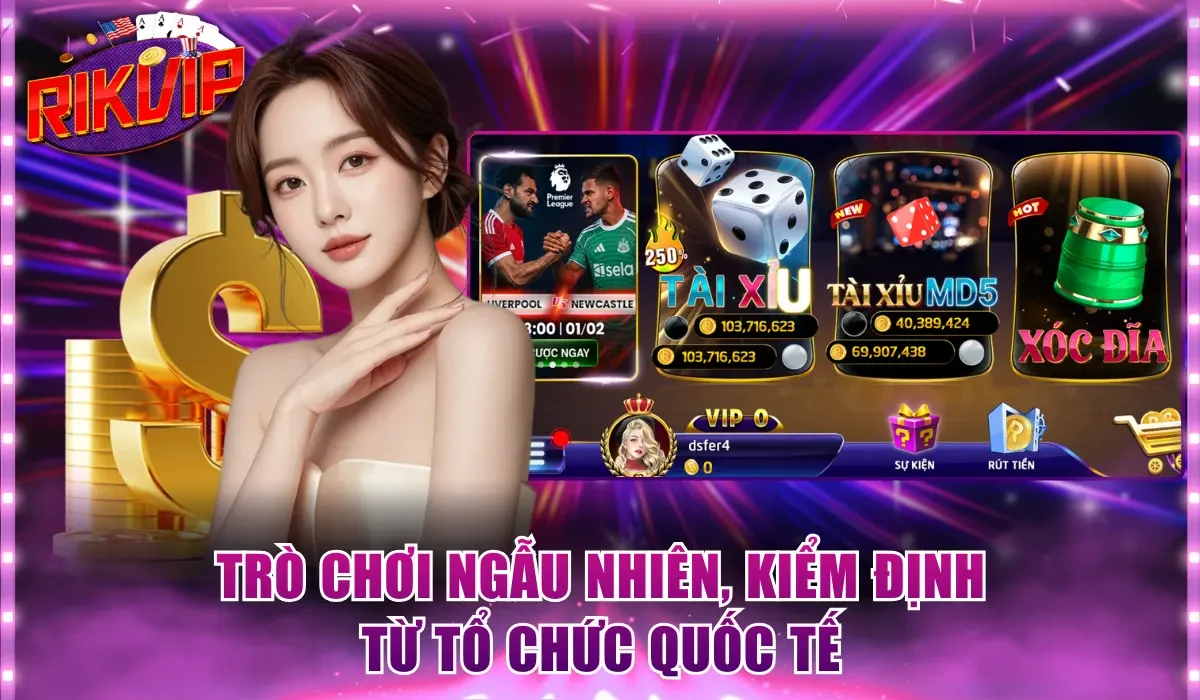 Trò chơi ngẫu nhiên, kiểm định từ tổ chức quốc tế